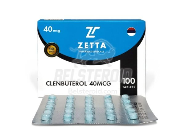 Clenbuterol 40mcg ZETTA London | Lab-Tested | Supreme Steroids Clenbuterol 40mcg ZETTA London
